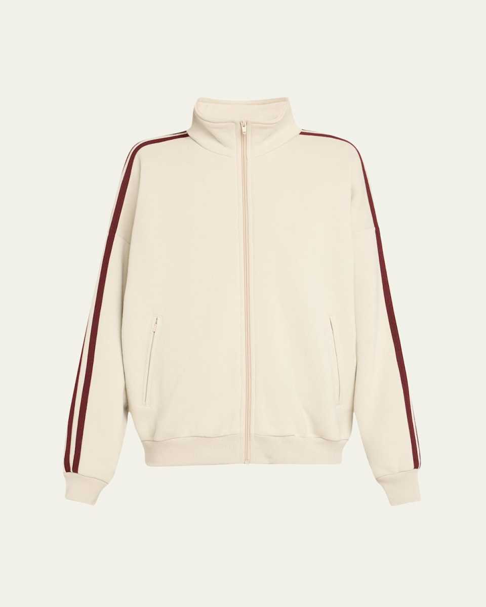 Fleece Zip-Up Track Jacket
